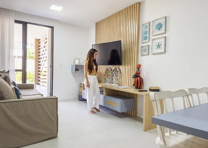 Casa Turquesa Pé na areia Piscina infinita Pet friendly Condomínio fechado